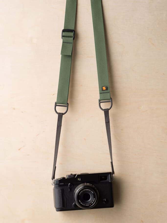 F1 Lug Mount Camera Strap in Camo Green