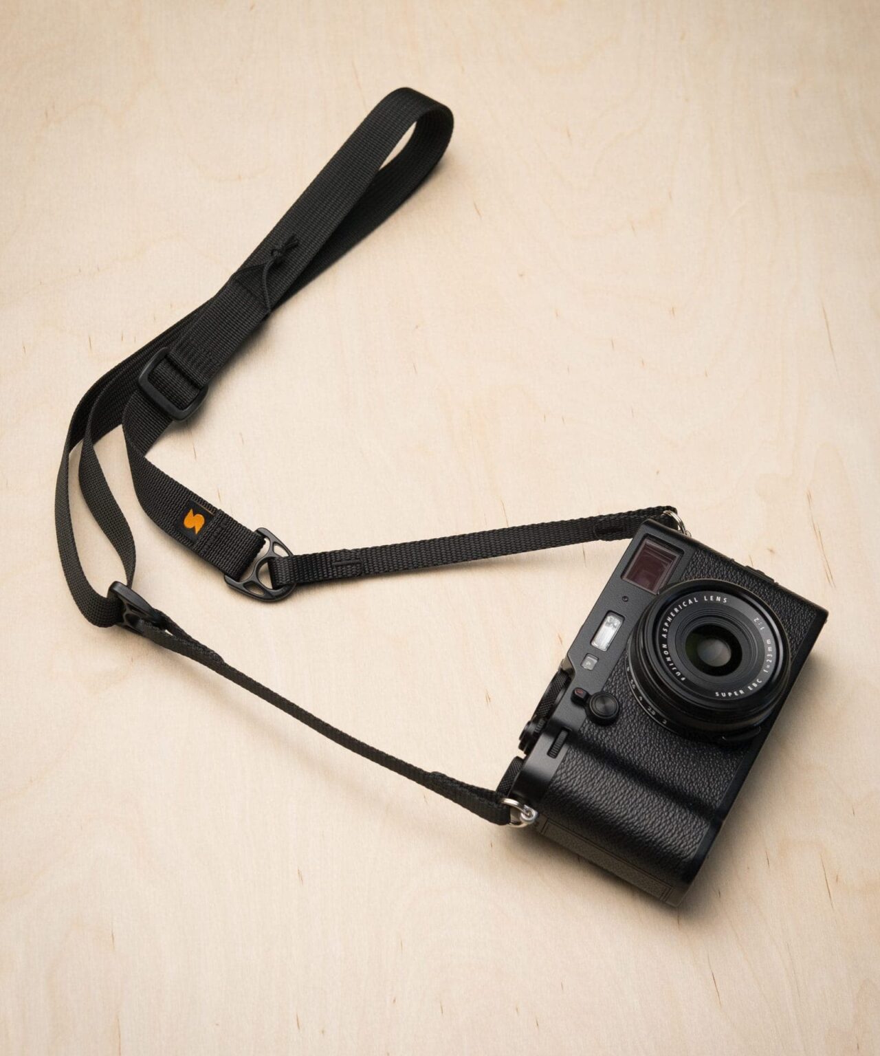Simplr F1ultralight Camera Strap on Fuji X100