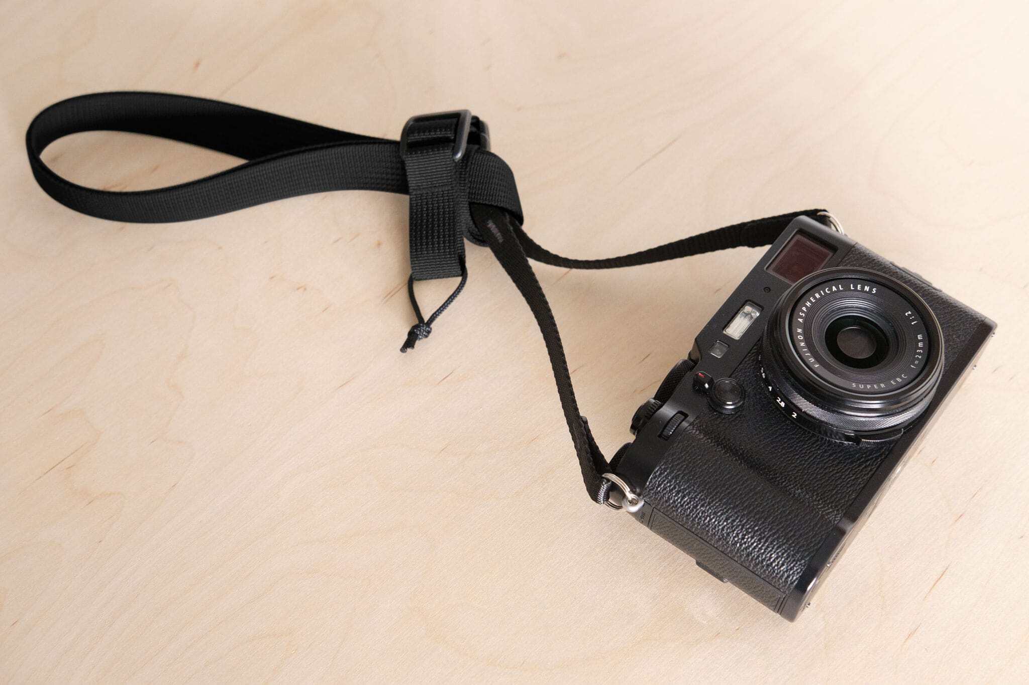 Convert your F1ultralight to a short wrist strap by tying it in a knot.